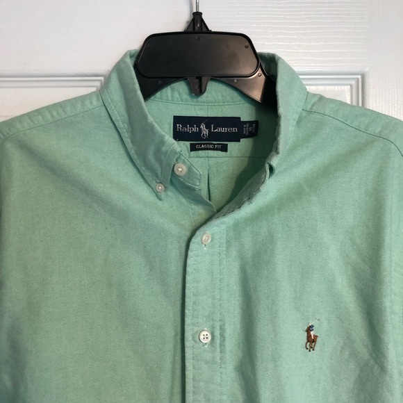 Polo by Ralph Lauren mint green button down - Picture 2 of 5